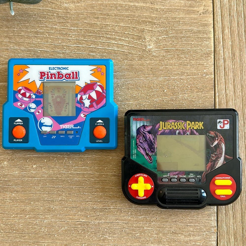 1980’s Tiger Handheld Games Lot of Two